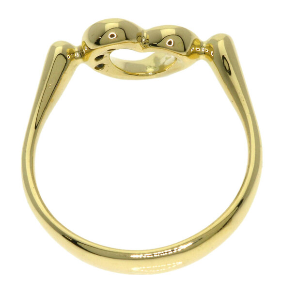TIFFANY 18k Gold Diamond Heart Ring - Picture 4 of 8